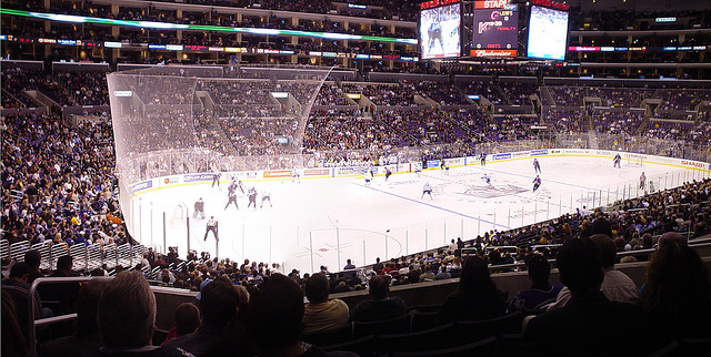 NHL - The LA Kings showing that Los Angeles Lakers love.