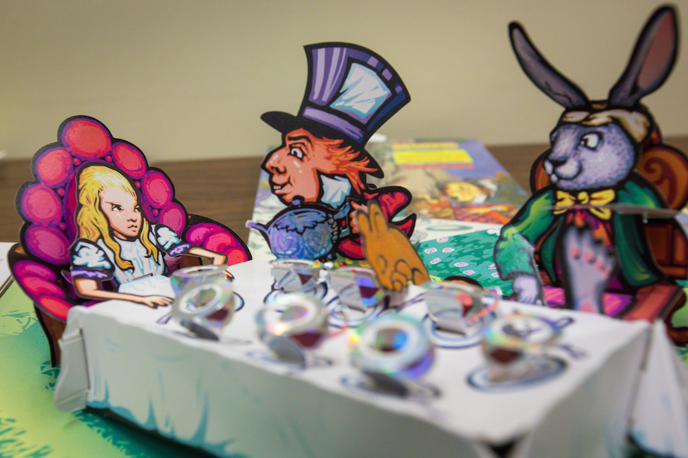 The Mad Hatter's Tea Party, illustration from 'Alice's Adventures